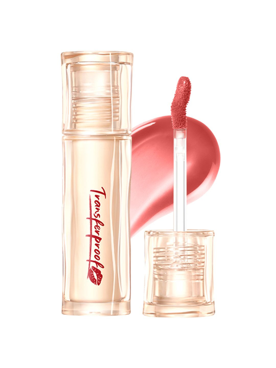 FOCALLURE Watery Transferproof Glossy Liquid Lipstick - 1.8 g - Pinky Nude PK03