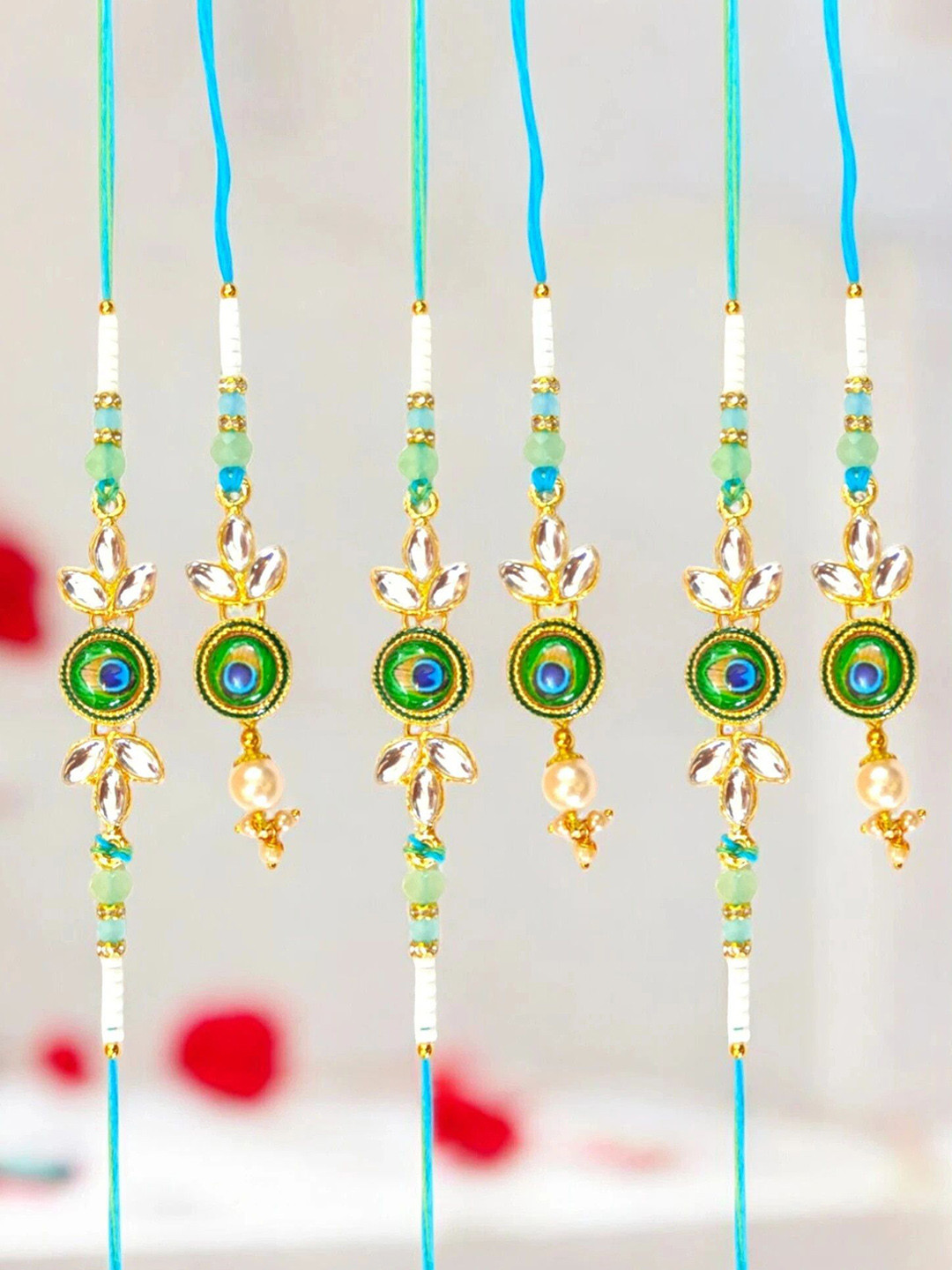 MISHAV Unisex Pack Of 3 Tie-Ups Rakhis