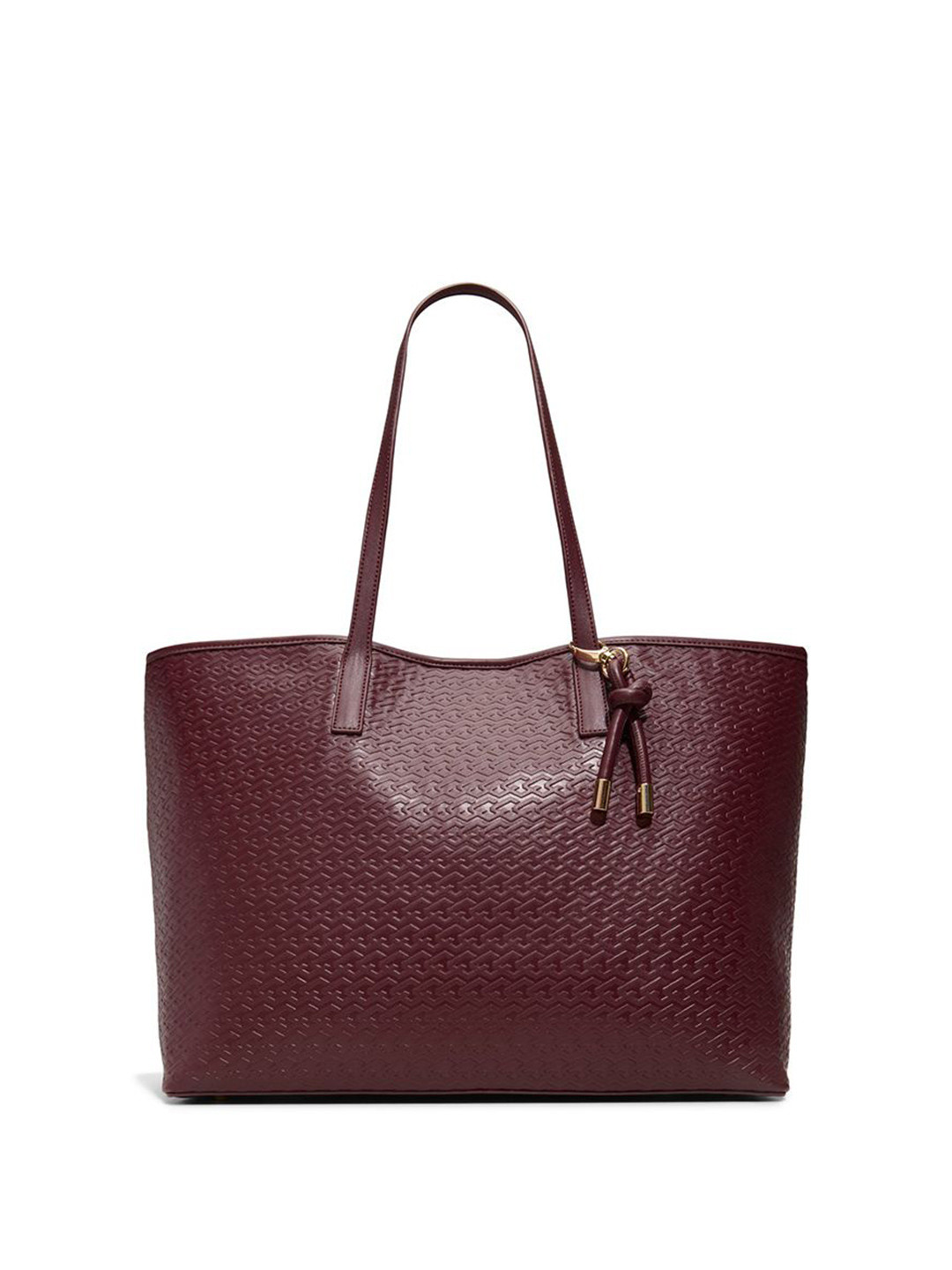 Call It Spring Women Textured Shopper Tote Bag with Pouch