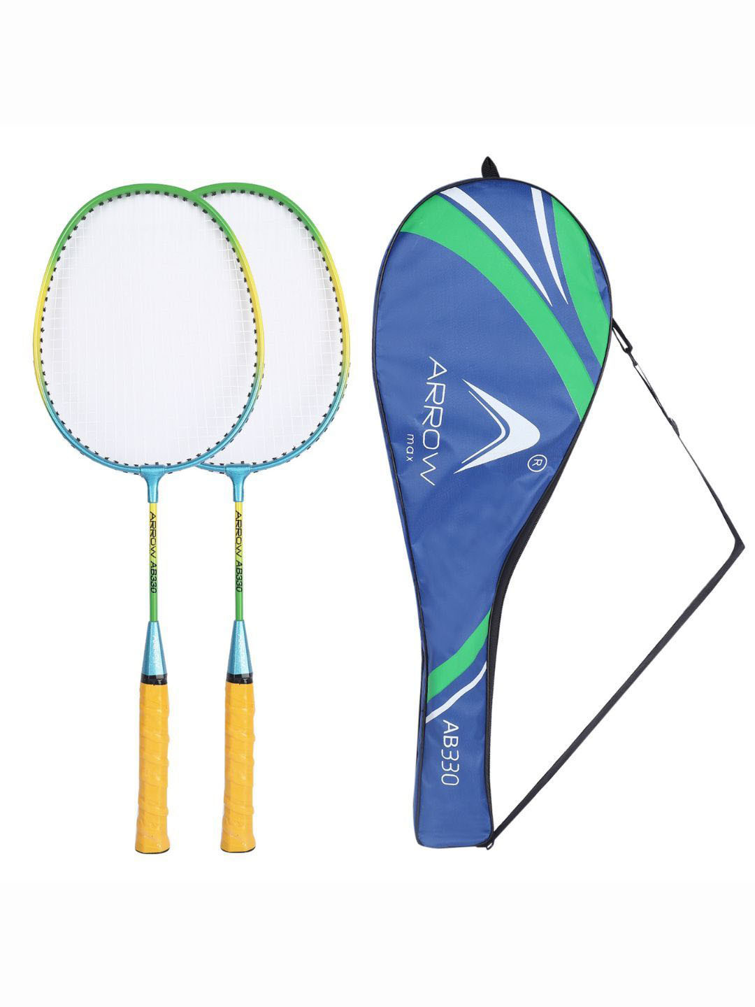 ARROWMAX Set Of 2 Badminton Racquets With Bag