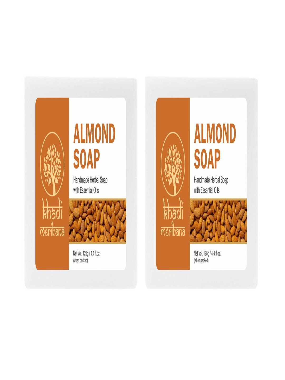 meribana Set Of 2 Almond Soap- 125 g Each