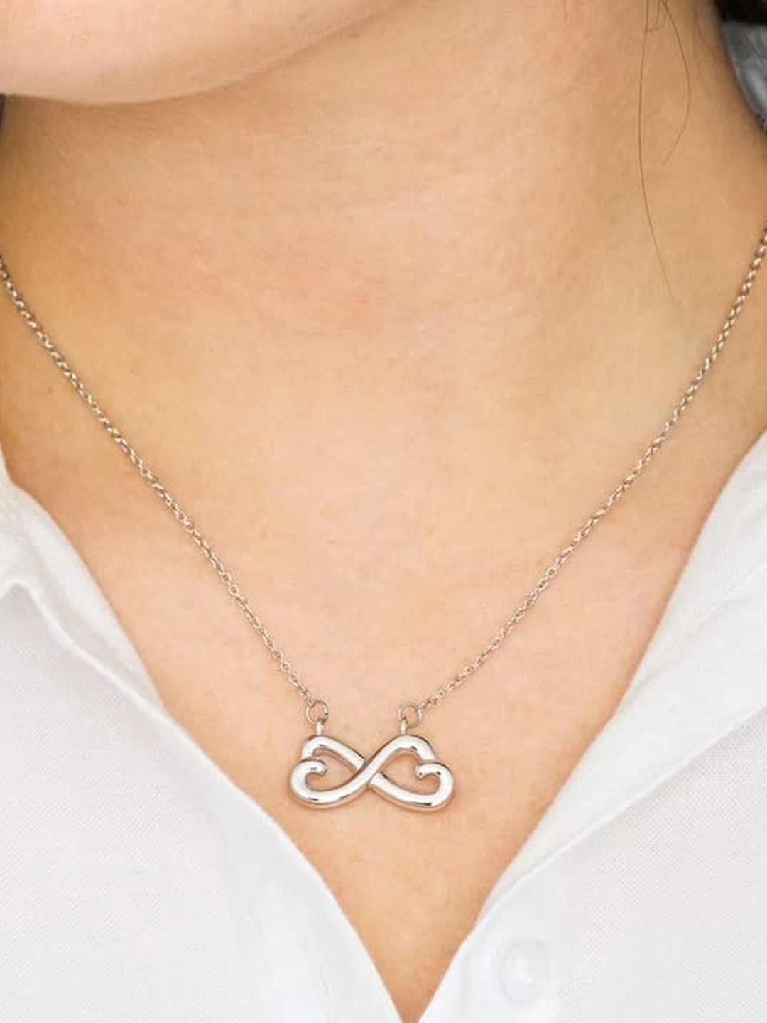 Sterling Silver Romantic Gift for Wife from Husband Female- | Necklace to Gift Women & Girls | With