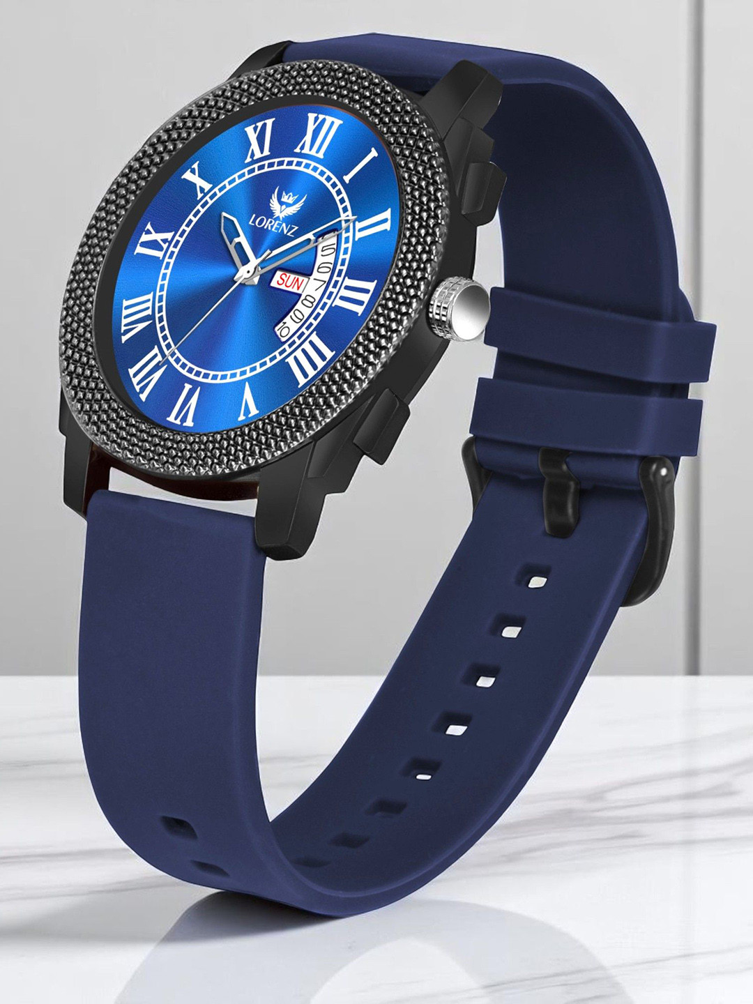 LORENZ Men Brass Dial & Straps Analogue Watch MK-4093R