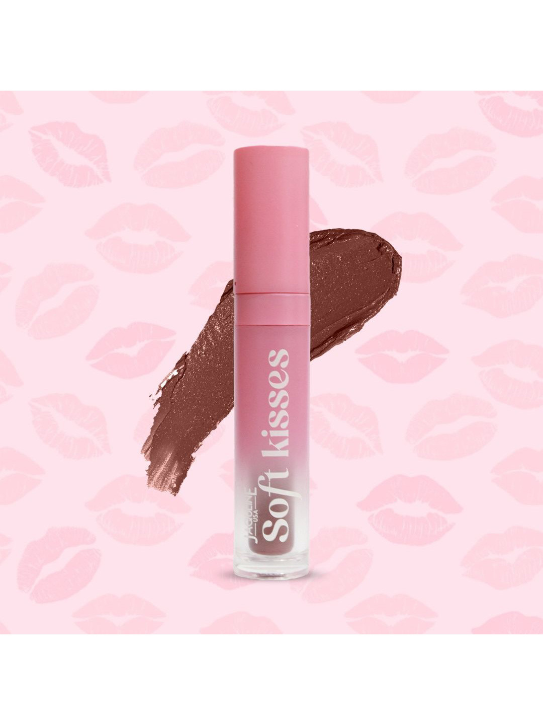 Jaquline USA Soft Kisses Matte Liquid Lipstick - 4.2 ml - Mocha Mist 06