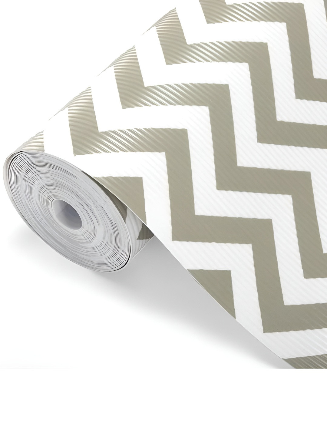 eazy wagon Green & White Zic Zac Shelf Liners For Kitchen Organisers