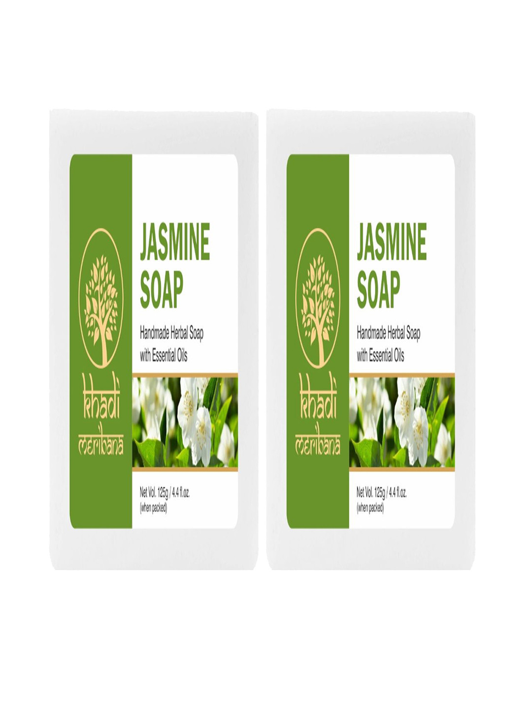 meribana Set Of 2 Jasmine Soap- 125 g Each