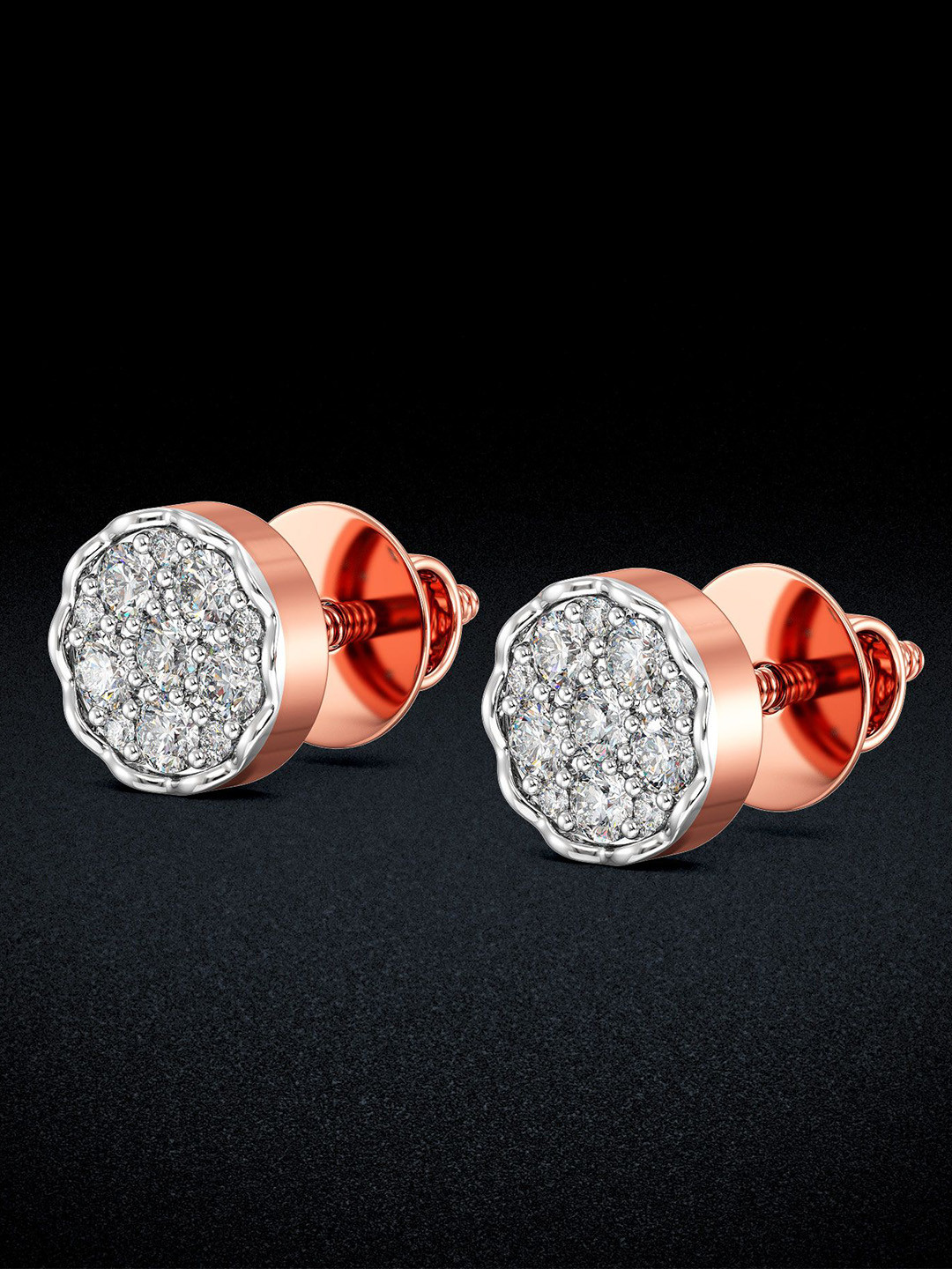 Joyalukkas Twilight Cluster Diamond Earrings