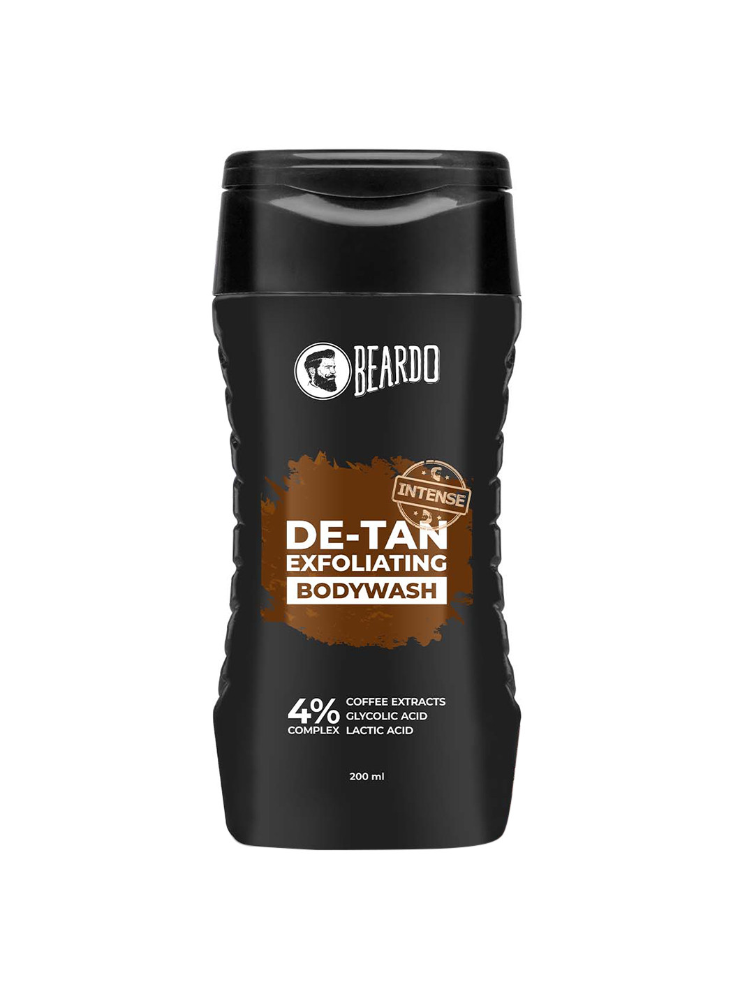 BEARDO DeTan Exfoliating Body Wash with Coffee Extracts & Glycolic Acid - 200 ml