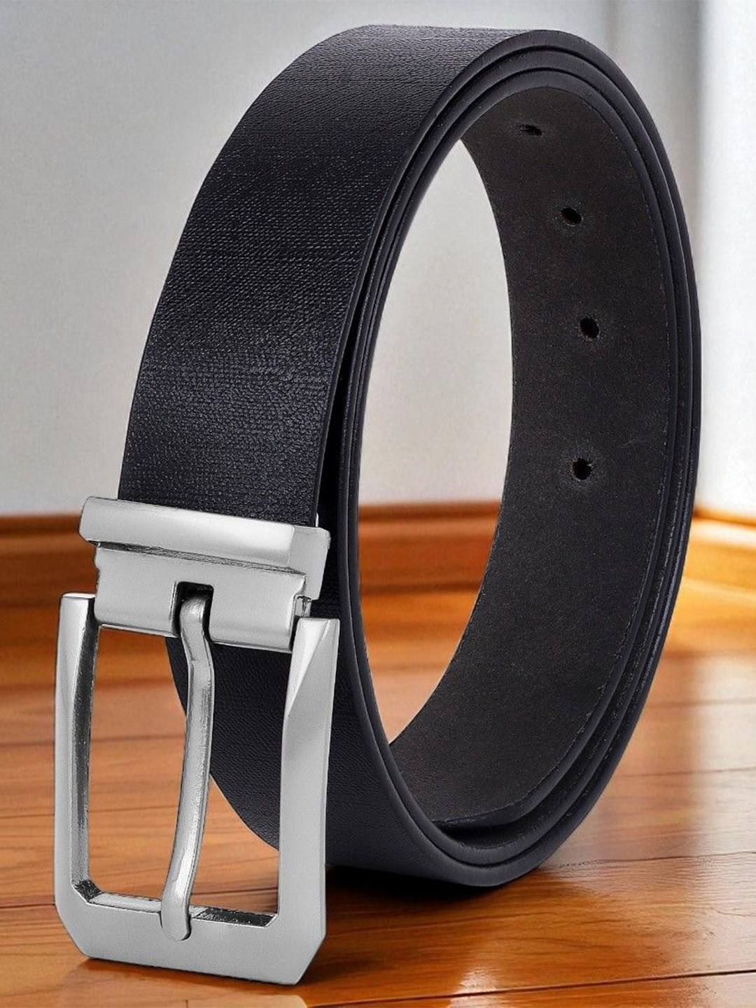 The Roadster Men Lifestyle Co Leather Textured FormalBelts