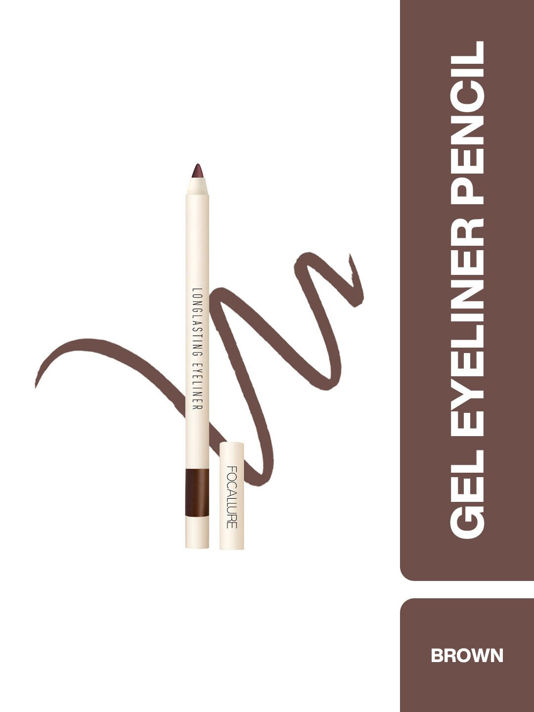 FOCALLURE Long Lasting Gel Eyeliner Pencil - 0.4 g - Brown 05