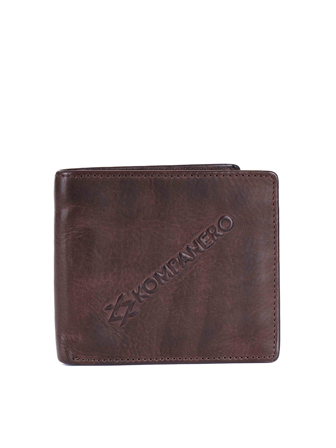 KOMPANERO Matthew Men Leather Two Fold Wallet