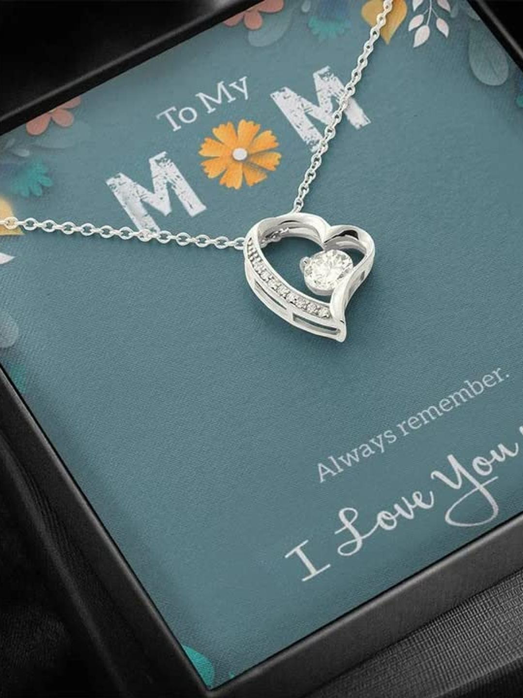 Sterling Silver Gift Idea for Mom Female- | Necklace to Gift Women & Girls | With Certificate of Au