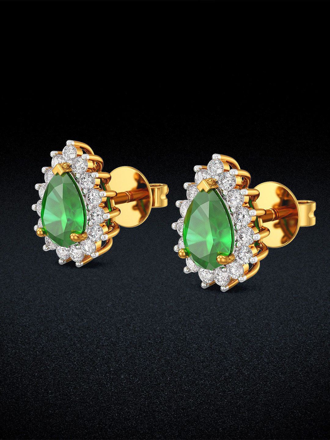 Joyalukkas Verdant Glow Diamond Earrings