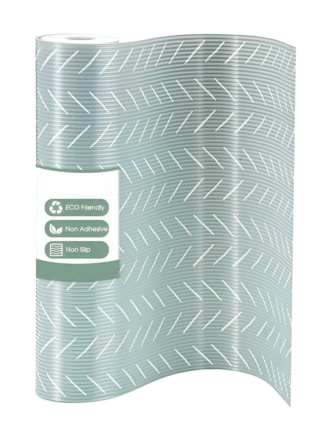 eazy wagon Green & White Shelf Liners For Kitchen Organisers