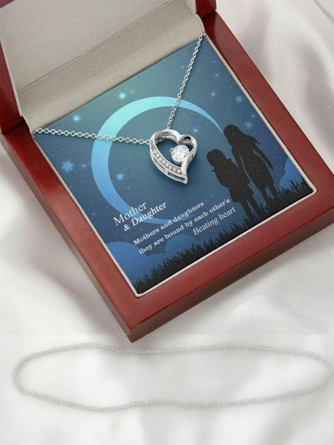 Rakva Sterling Silver Heart Pendant Chain