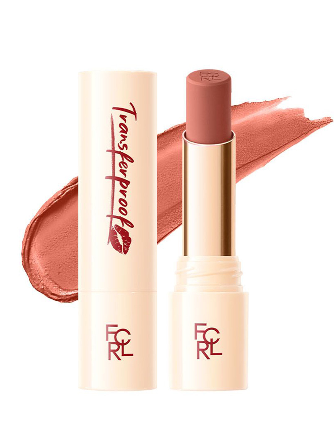 FOCALLURE Transferproof Long Lasting Matte Lipstick- Brick Nude NU01