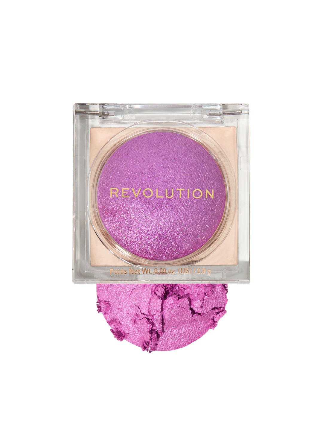 Makeup Revolution London Beam Bright Silky Powder Blush 2.8g - Lick of Lilac