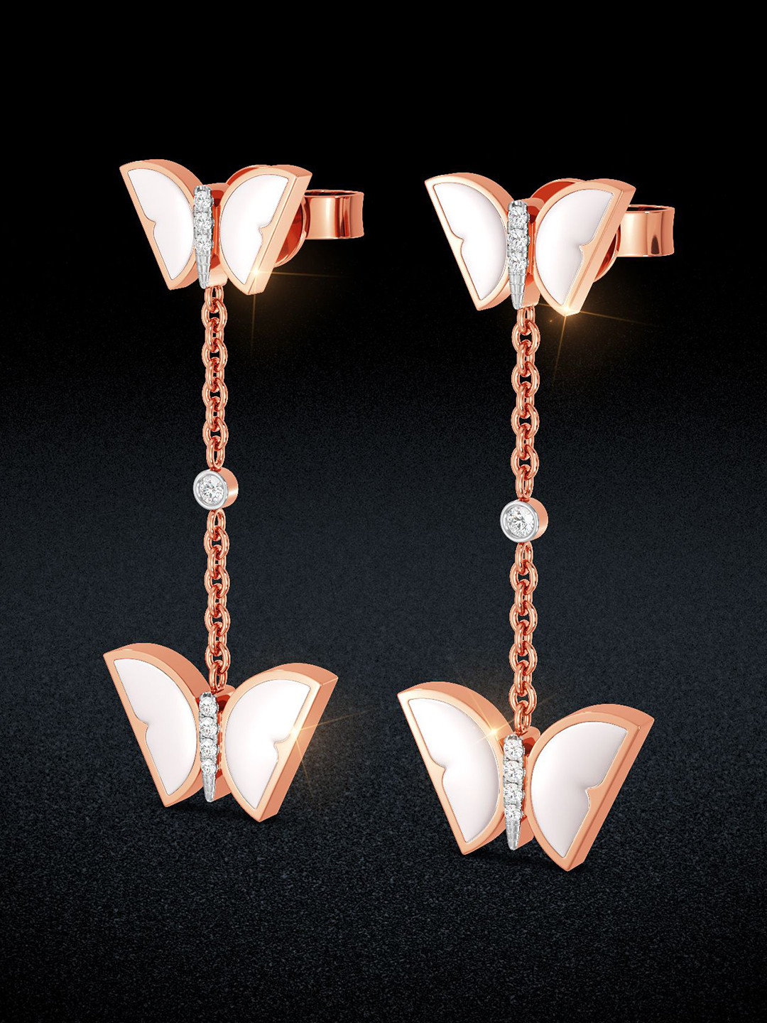 Joyalukkas Butterfly Dreams Diamond Earrings