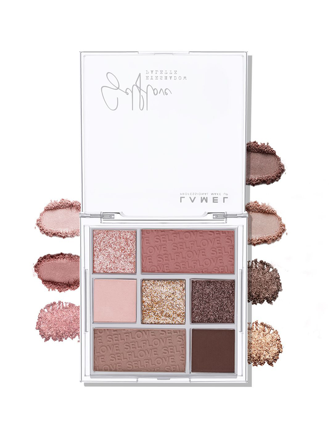 LAMEL Self Love Shimmer Finish Eyeshadow Palette 8.5g -402