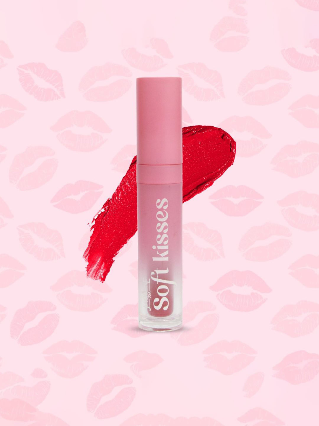 Jaquline USA Soft Kisses Matte Liquid Lipstick 4.2 ml - Coral Bloom 03