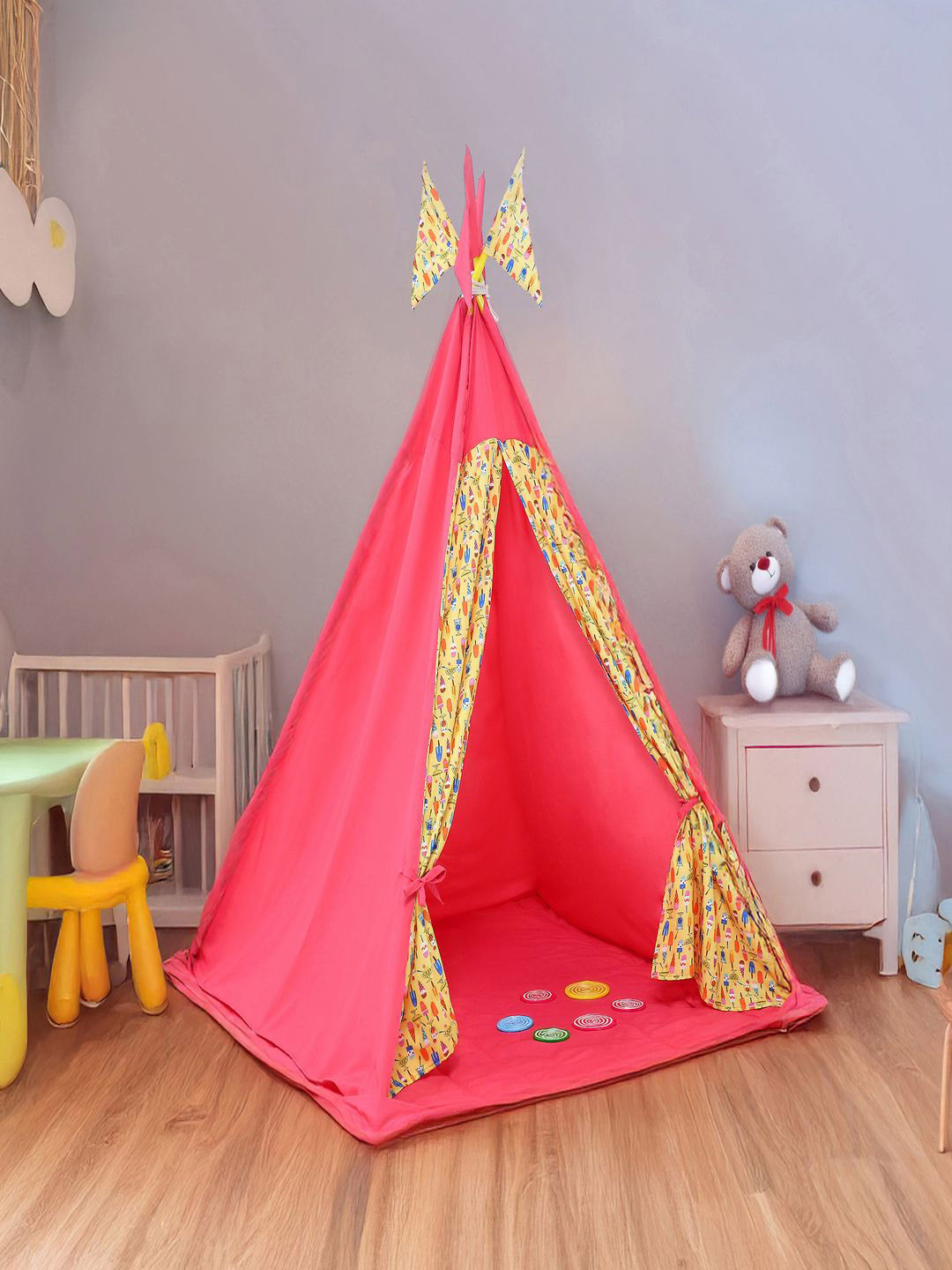 The Tickle Toe Kids Ice Cream Printed Tent