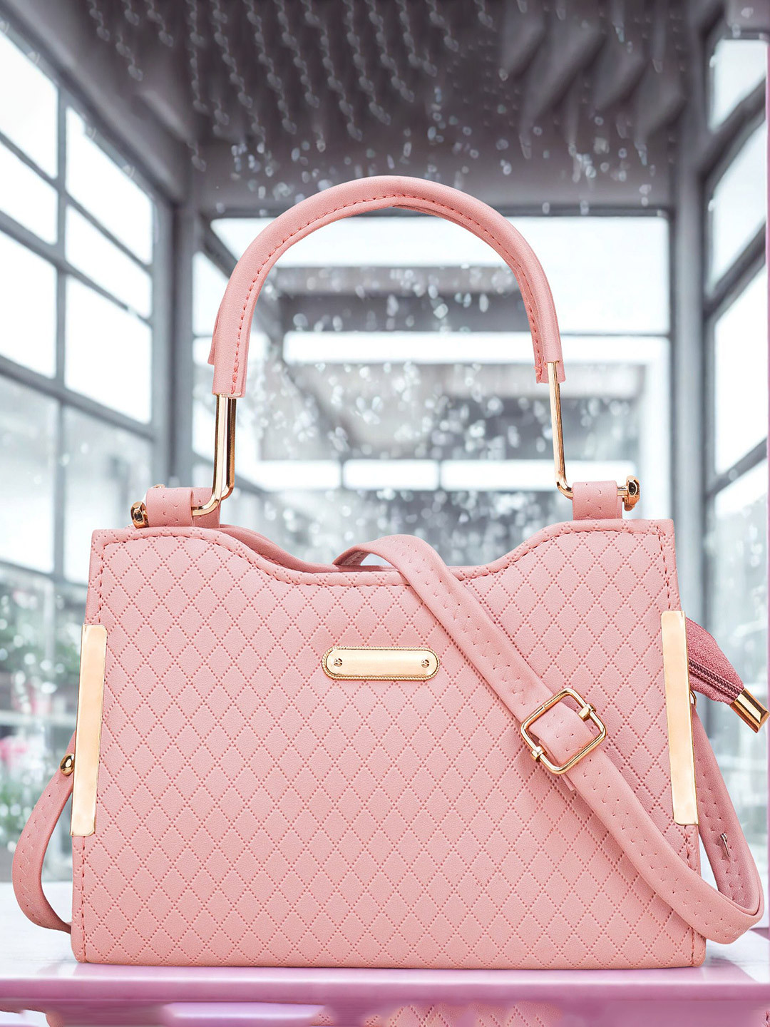 PROGONE ENTERPRISE Textured Bucket Handheld Bag