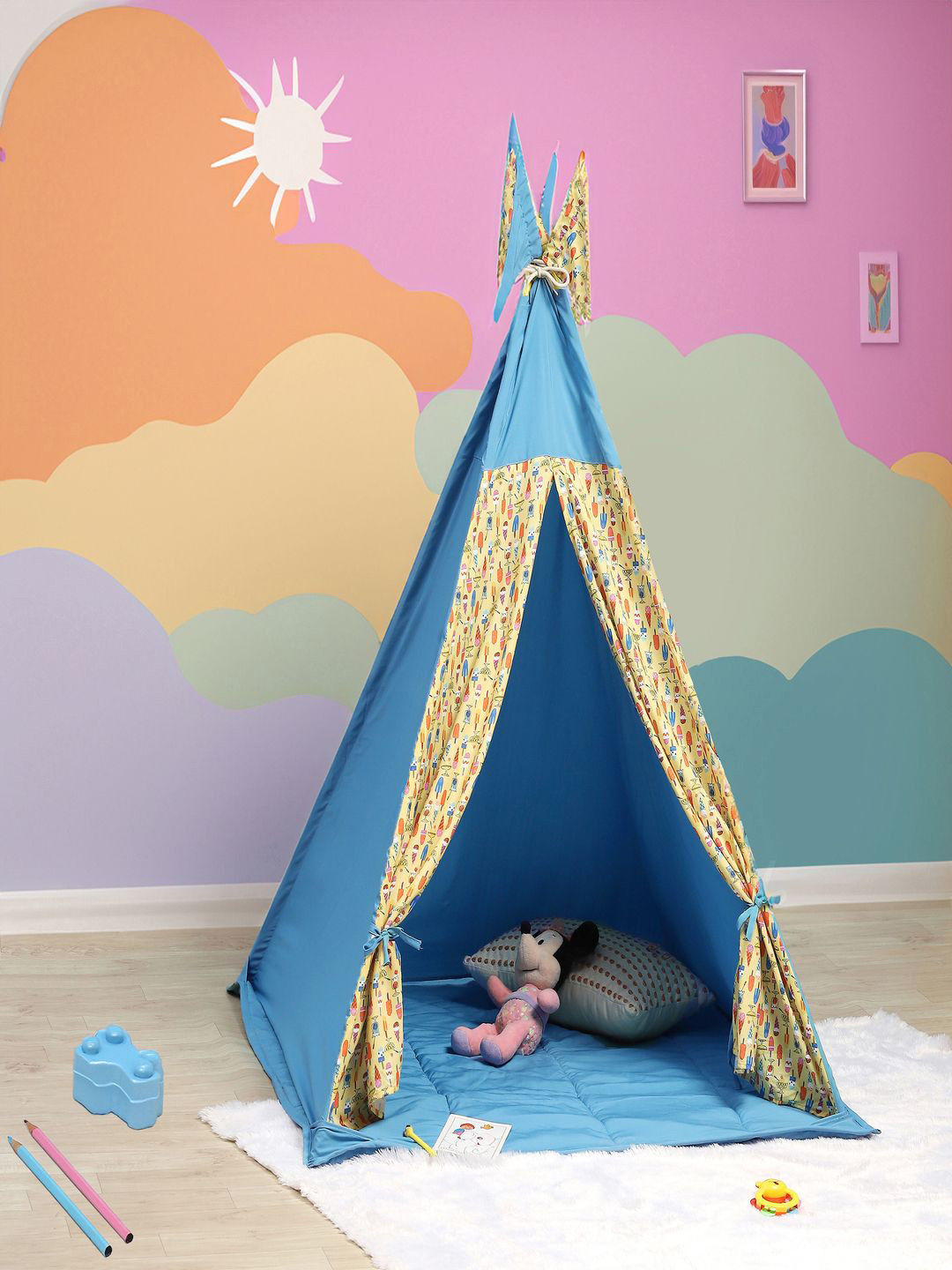 The Tickle Toe Kids Ice Cream Printed Tent