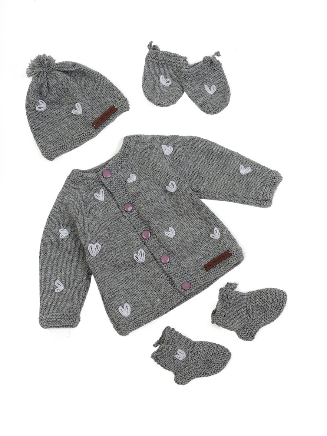 The Original Knit Infants 6-Pcs Embroidered Baby Apparel Gift Set