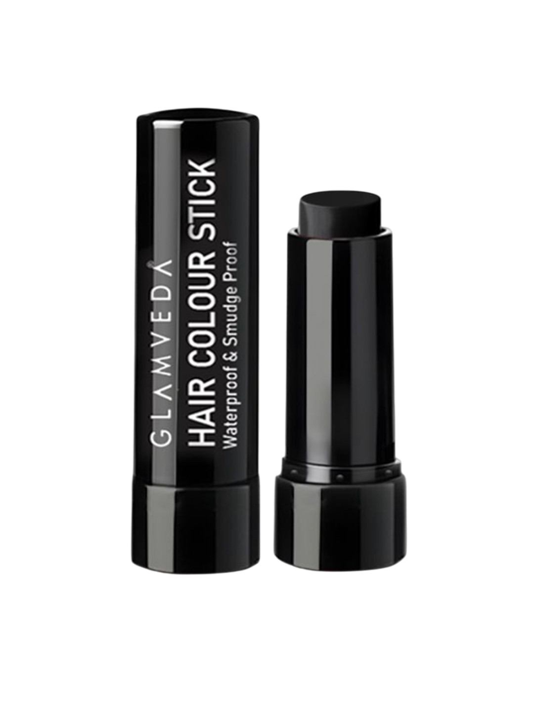 GLAMVEDA Natural Water Proof & Smudge Proof Hair Colour Touch-Up Stick - 4 g - Black