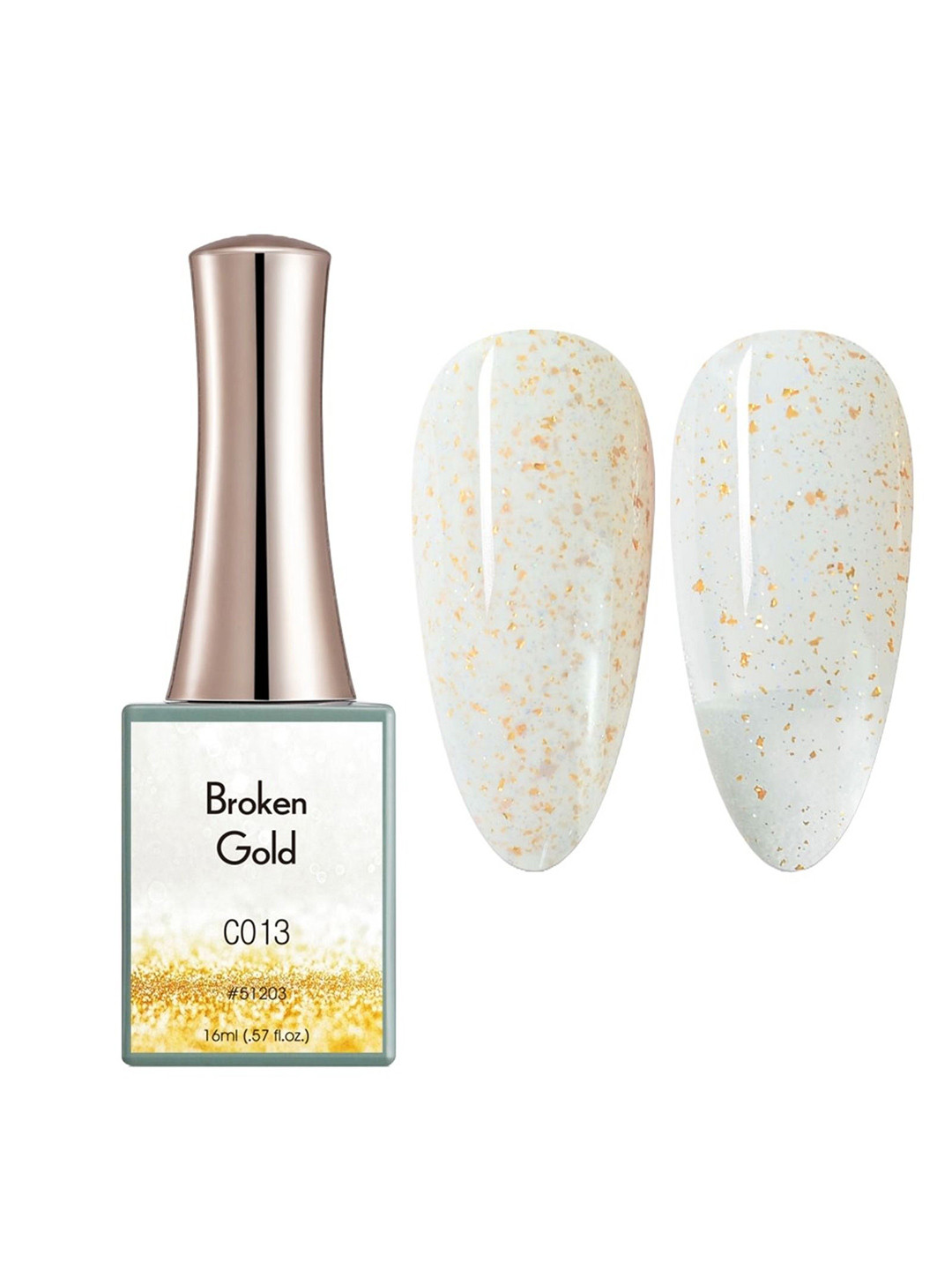 BELLE GAGA Broken Gold Series UV LED Gel Nail Polish - 16 ml - Shade - C013
