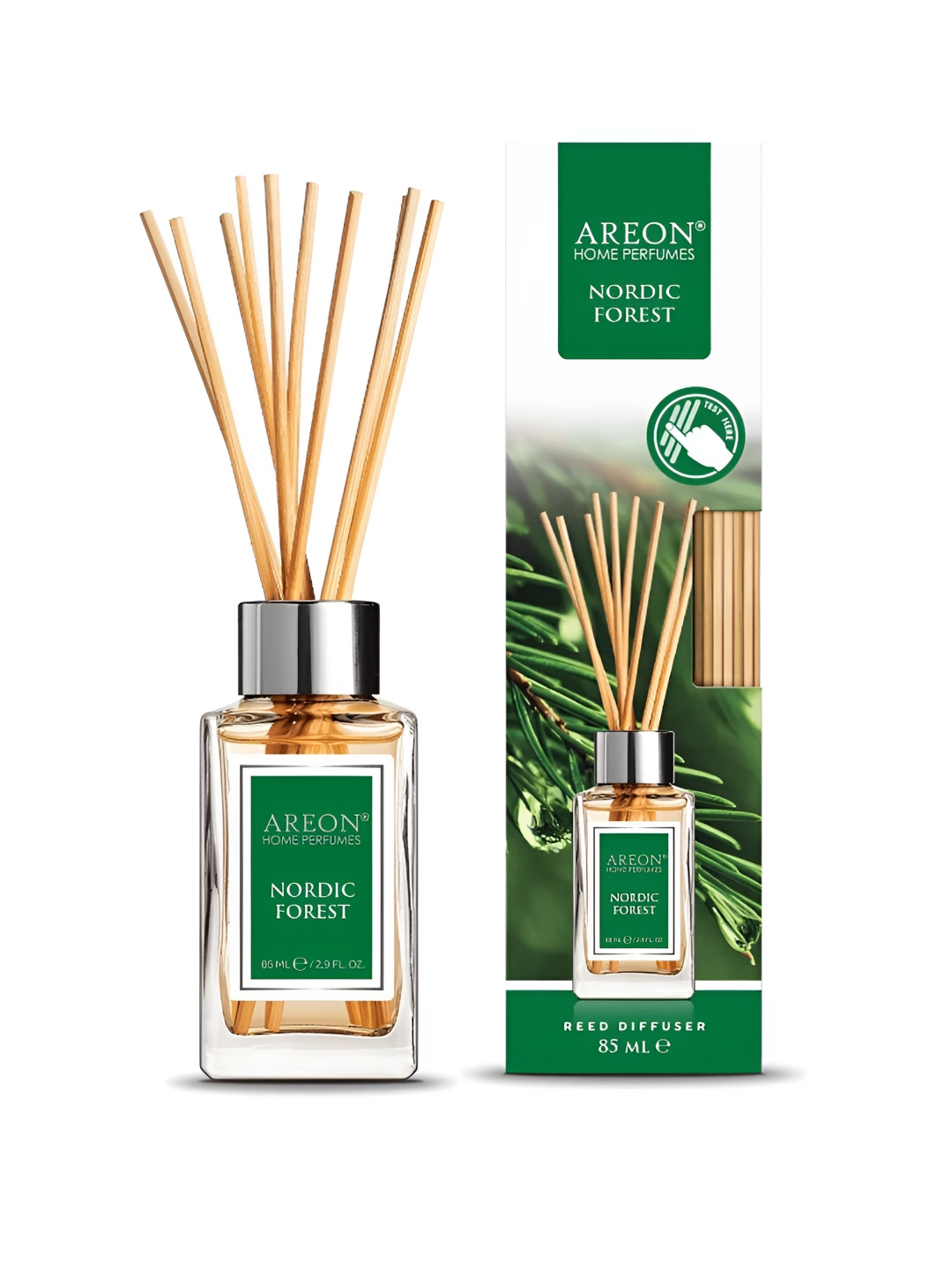 AREON Green & Beige Nordic Forest Home Perfume Sticks 85ml