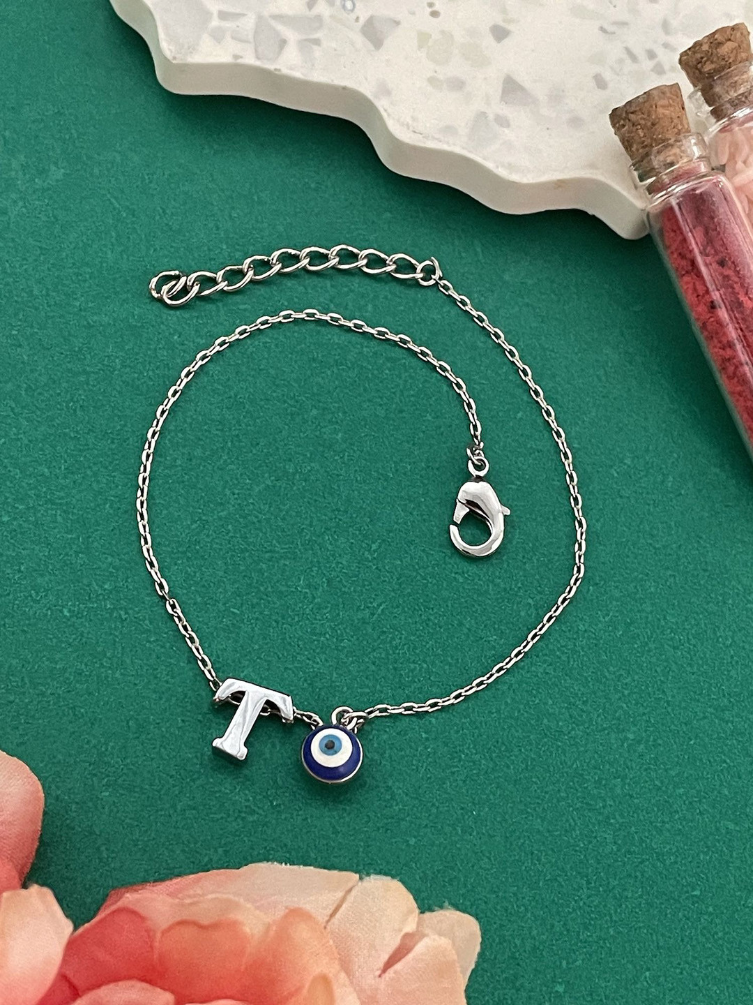 Digital Dress Room T Letter Evil Eye Wraparound Rakhi