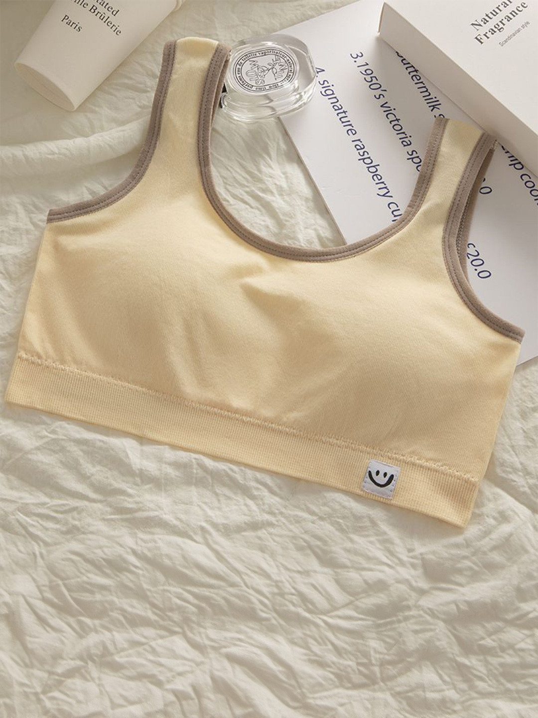 LARIX Girls Pack of 2 Full Coverage Lightly Padded Cotton T-shirt Bra