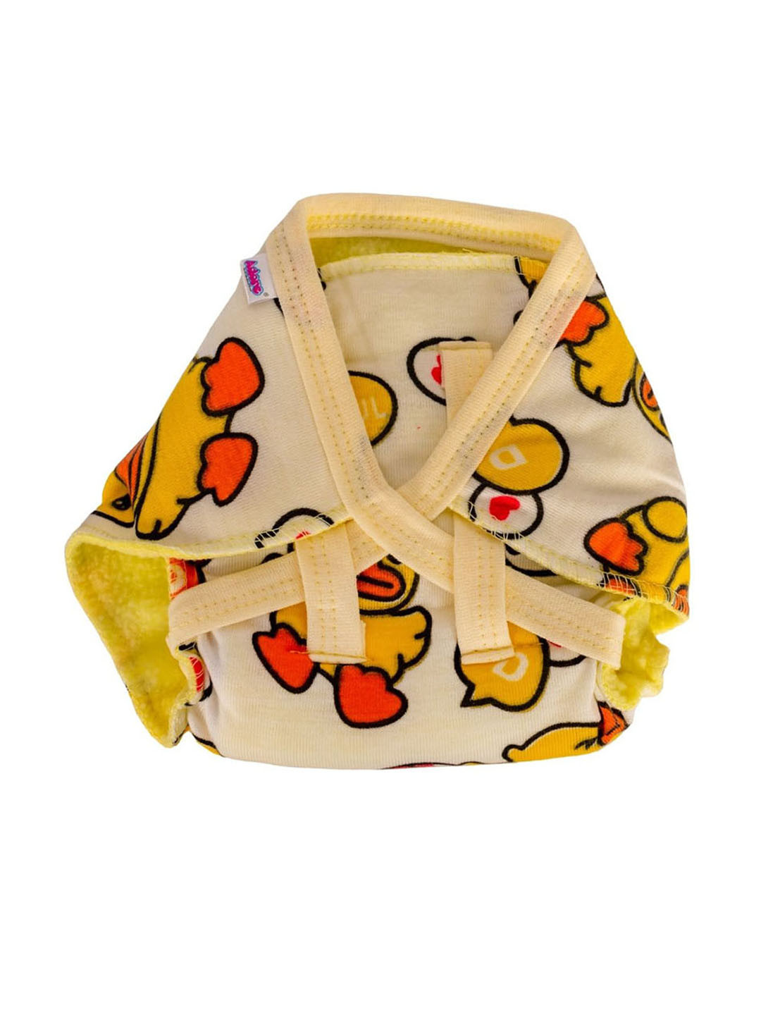 Adore Infants Duck Printed Skin Friendly Tie Knot Cotton Langot