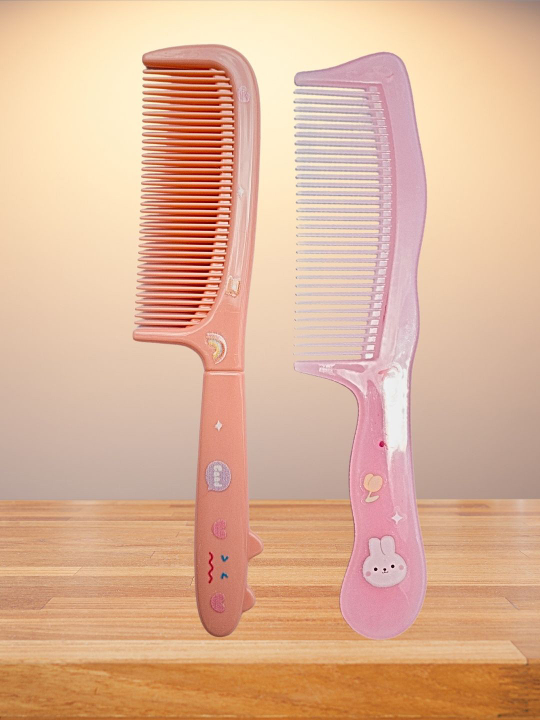 KOLORUP BEAUTY Set Of 2 High Quality & Profession Hair Combs