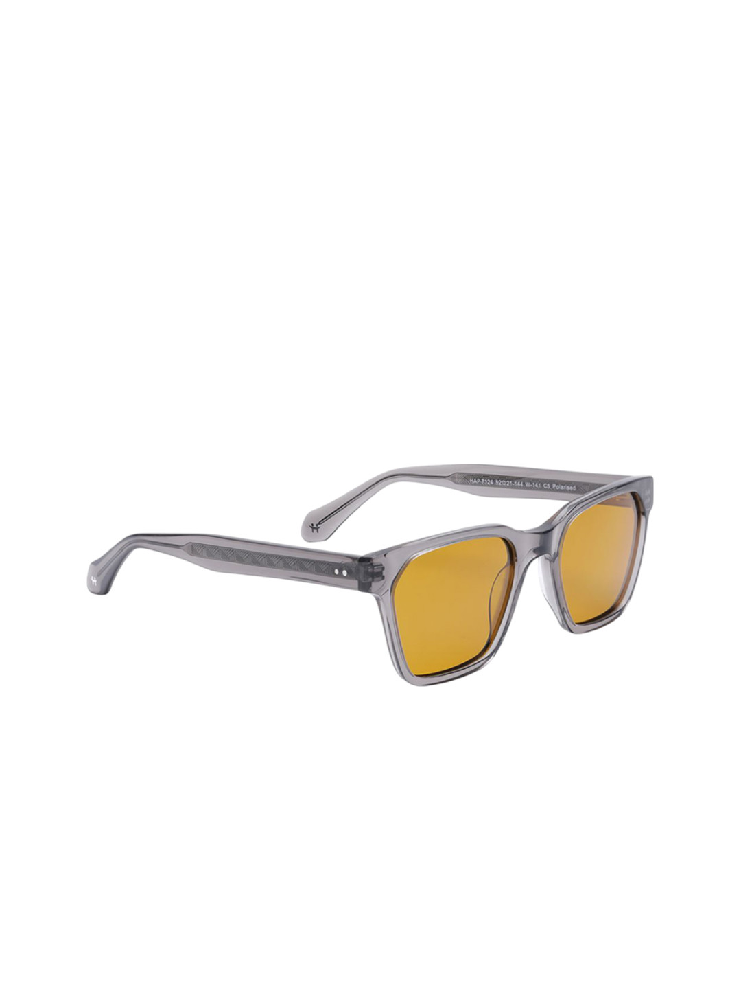Specsmakers Warli Unisex Full Rim Square Sunglasses SM WX7124-Yellow
