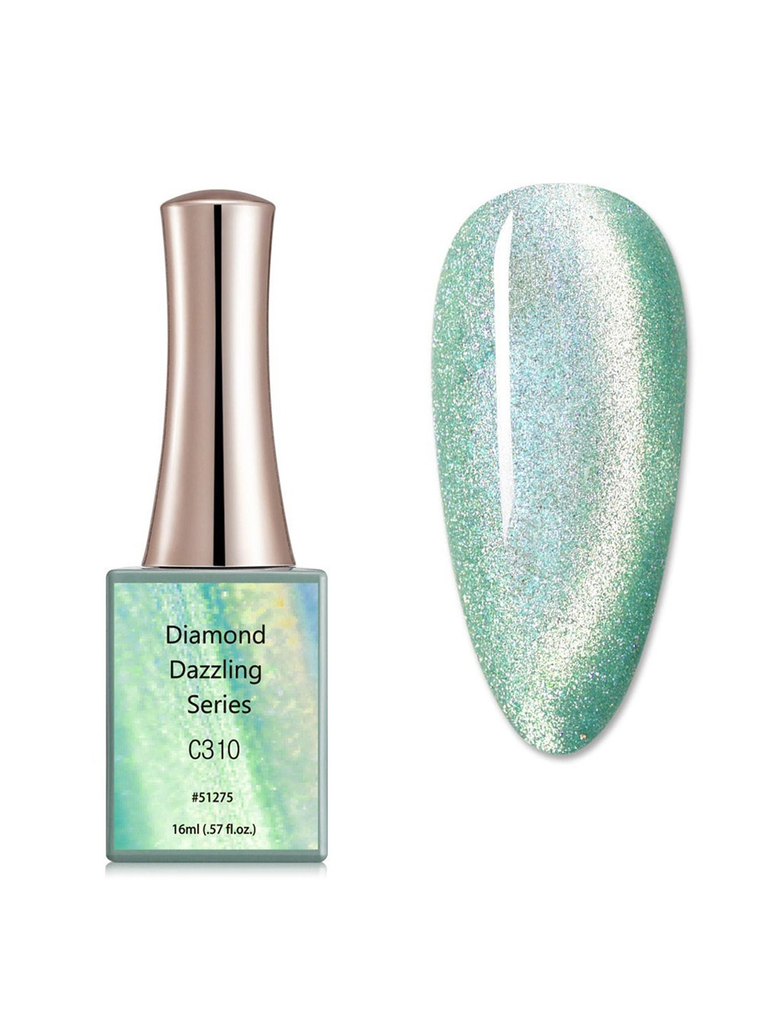 BELLE GAGA Diamond Dazzling Series UV LED Gel Nail Polish - 16 ml - C310