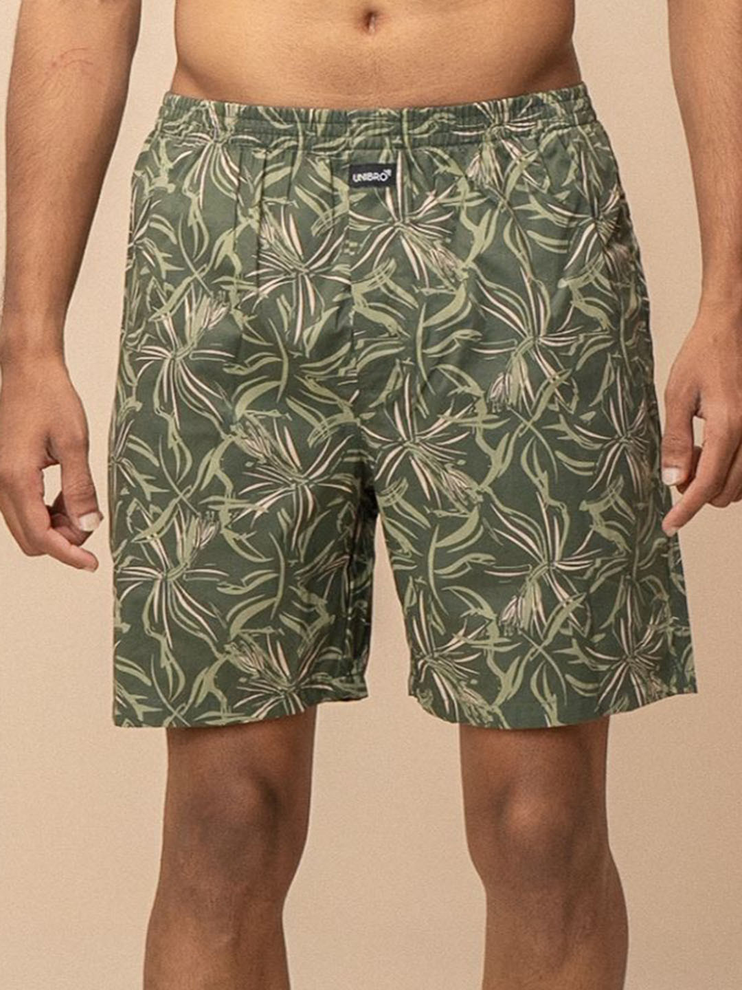 Unibro Printed Pure Combed Cotton Mis-Rise Boxers WOVENBOXER-WB54