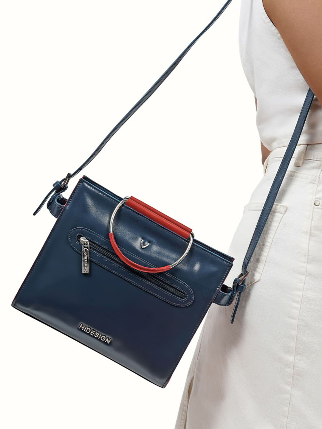 Hidesign Leather Crossbody Sling Bag