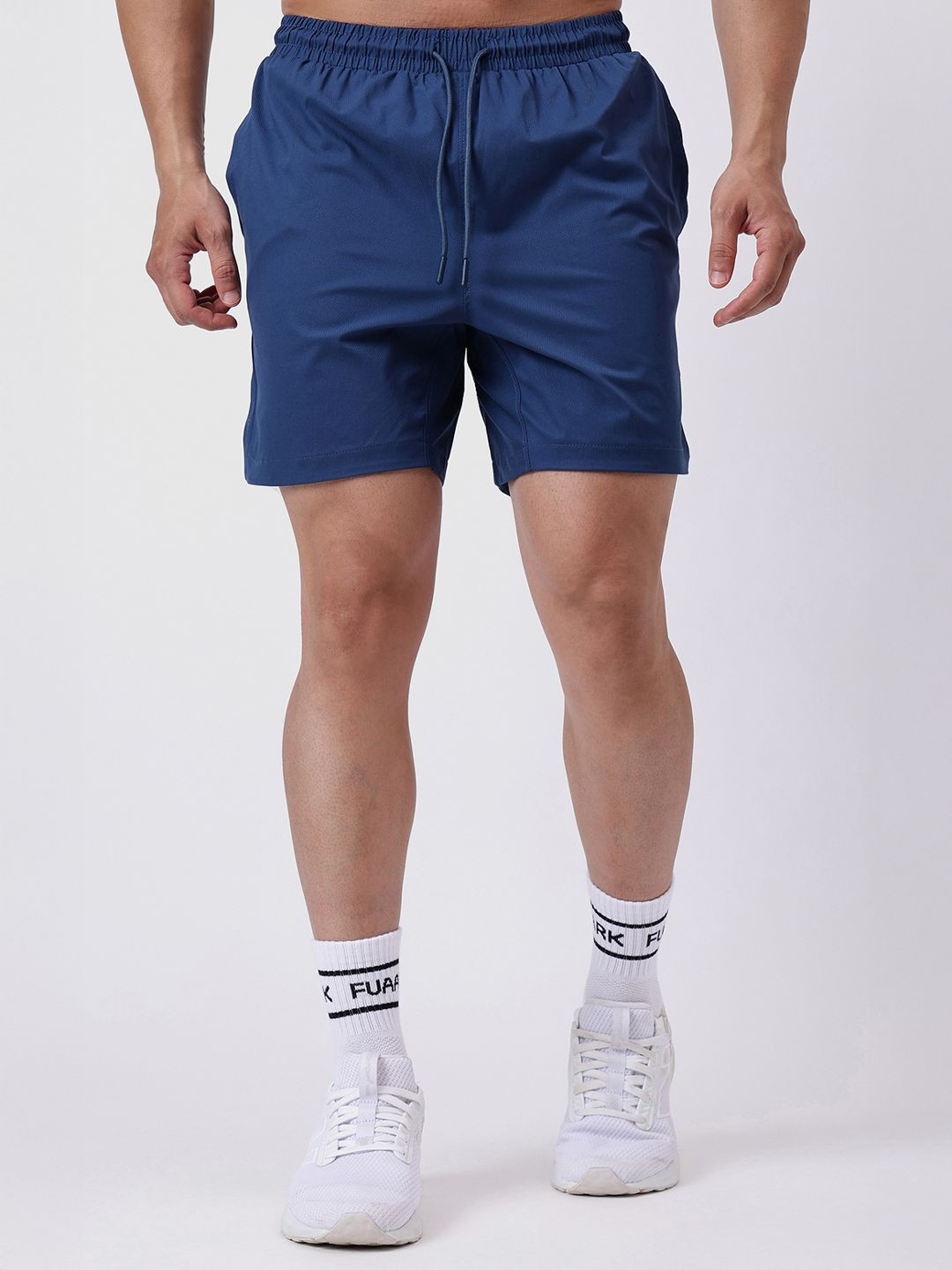 FUAARK Men Edge Regular Fit Polyester Lightweight Gym & Workout Shorts