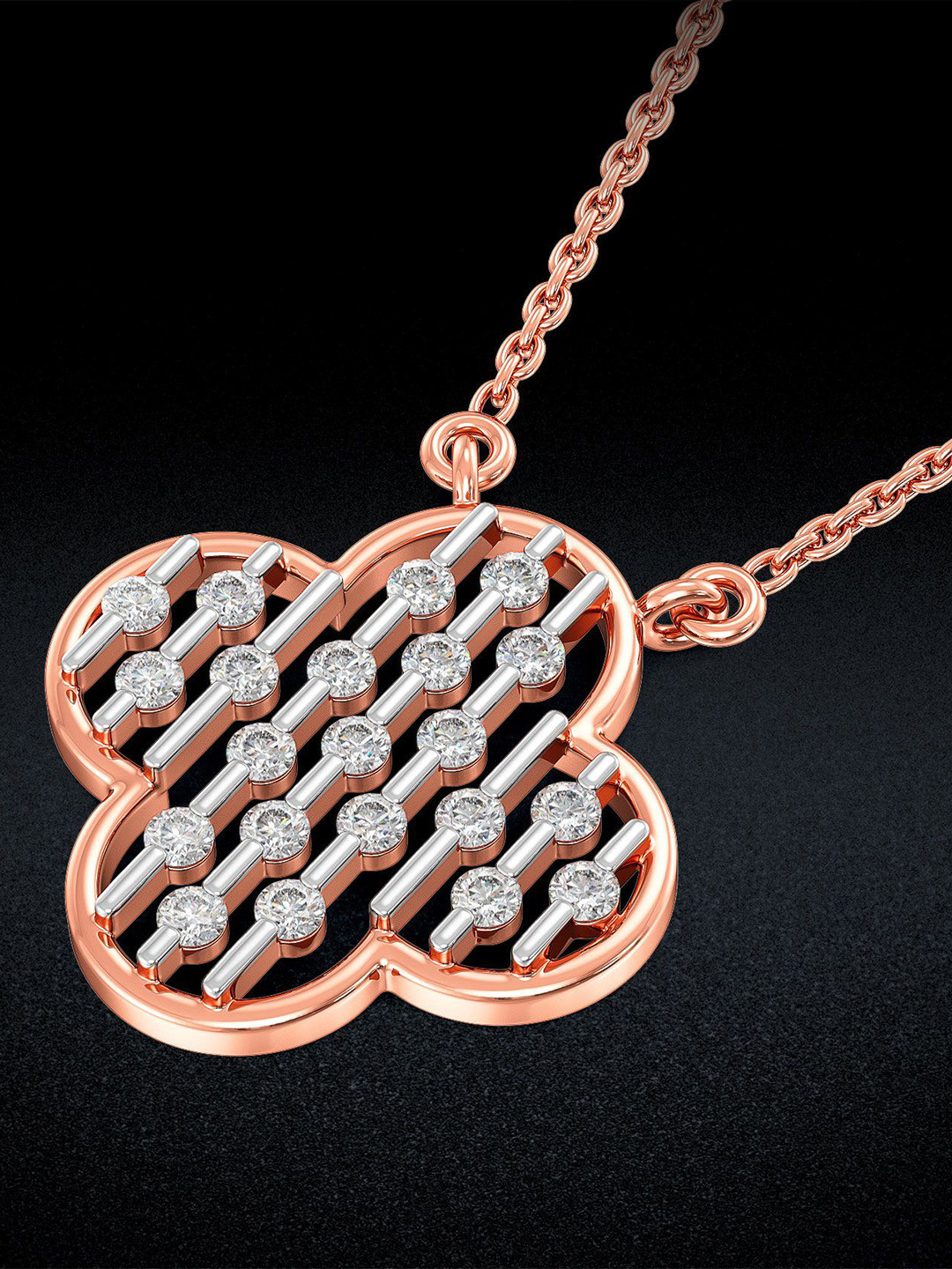 Joyalukkas Flowering Delight Diamond Pendent