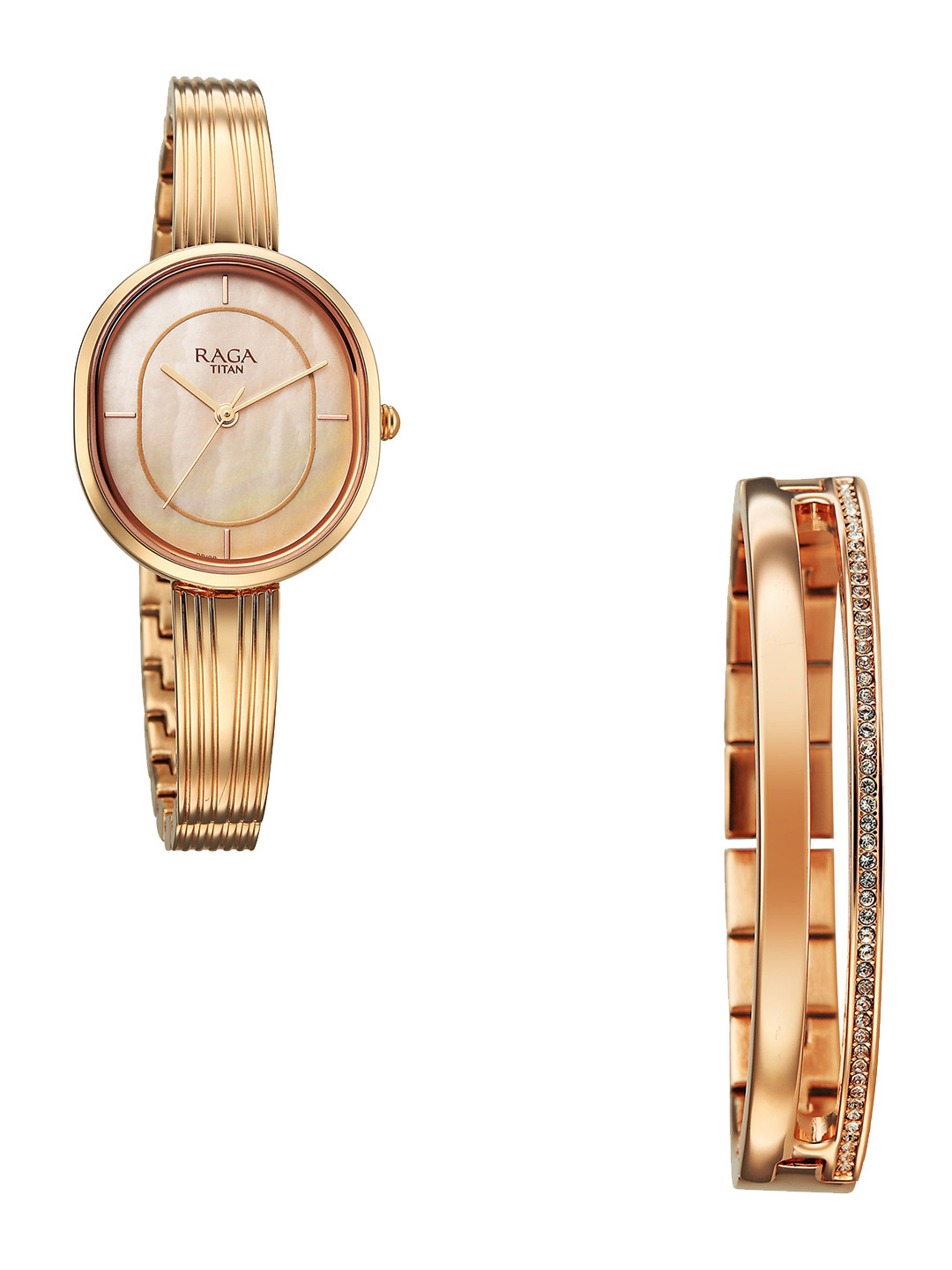 Titan Raga Contempore Women Analogue Watch Gift Set 2776WM01F