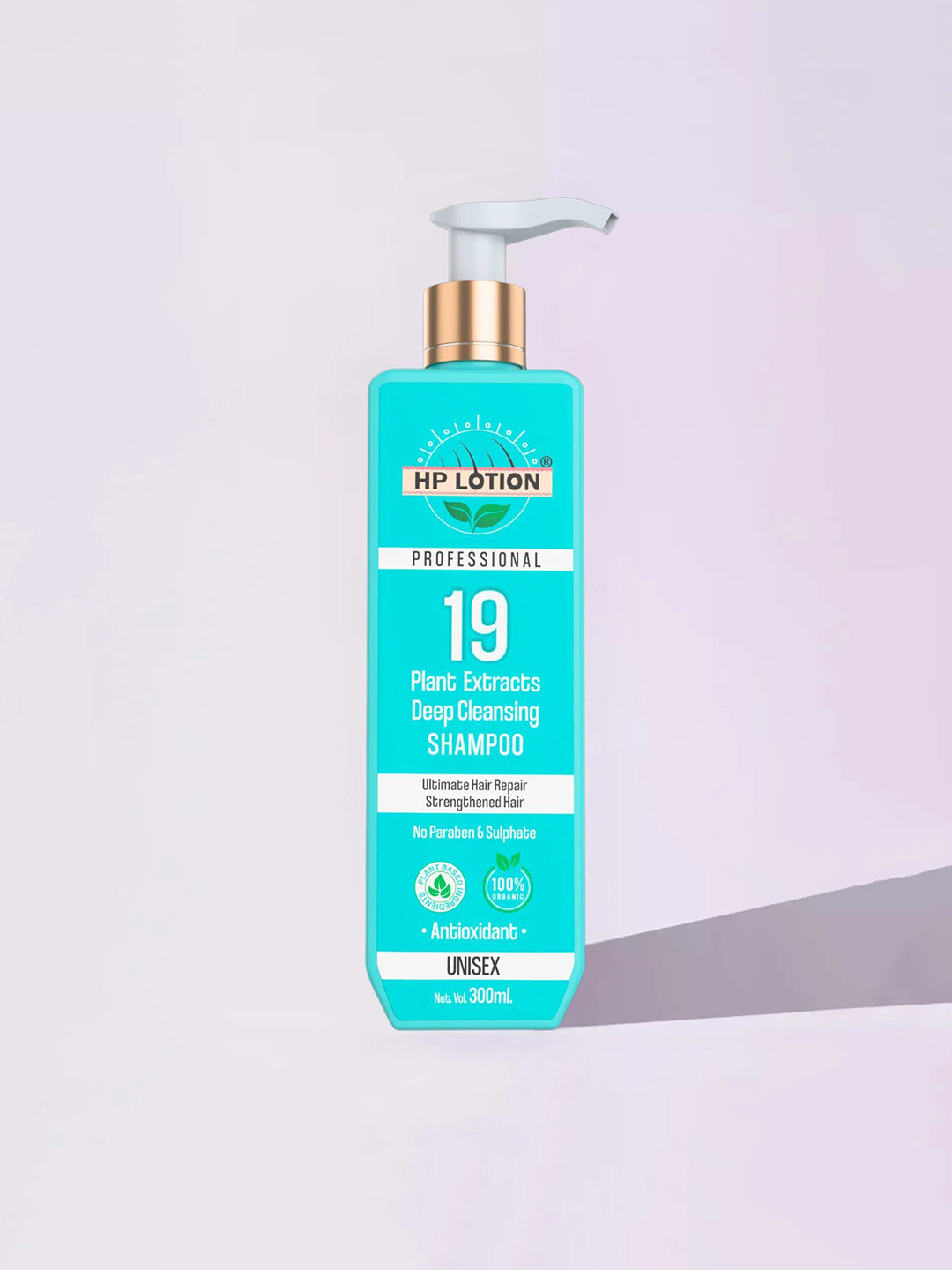 HP Lotion Deep Cleansing Hair Shampoo With 19 Plant Extracts - 300 ml