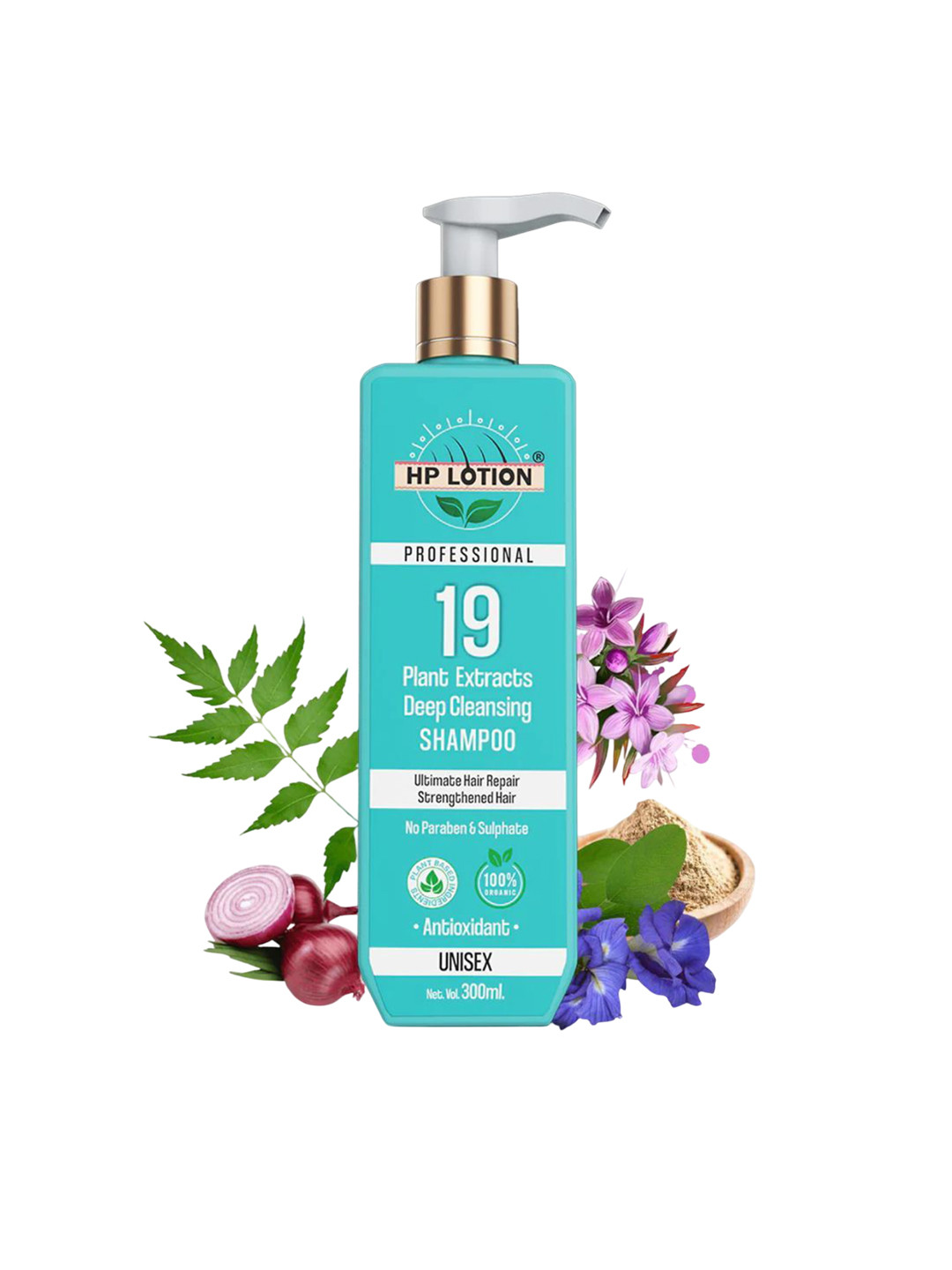 HP Lotion Deep Cleansing Hair Shampoo With 19 Plant Extracts - 100 ml