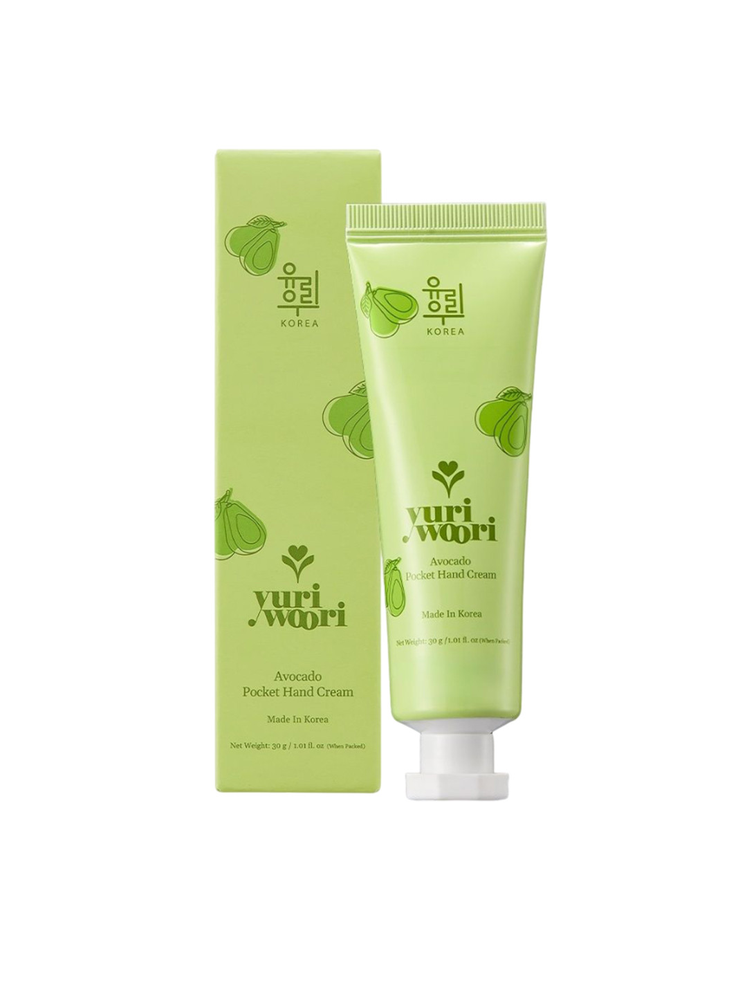 yuri woori Ultra-Hydrating Korean Hand Cream with Avocado & Camellia 30 g