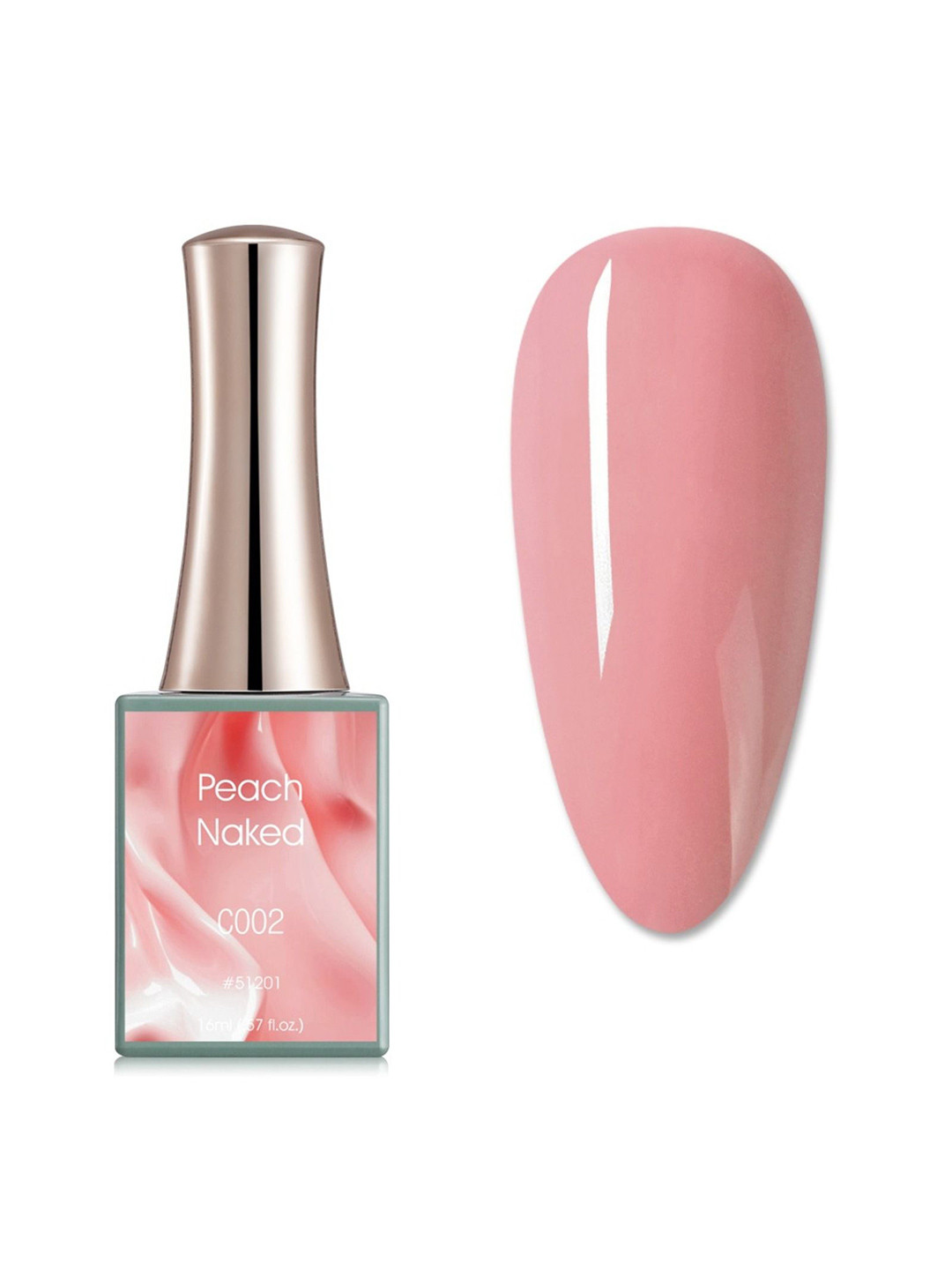 BELLE GAGA Peach Naked Series UV LED Gel Nail Polish - 16 ml - C002