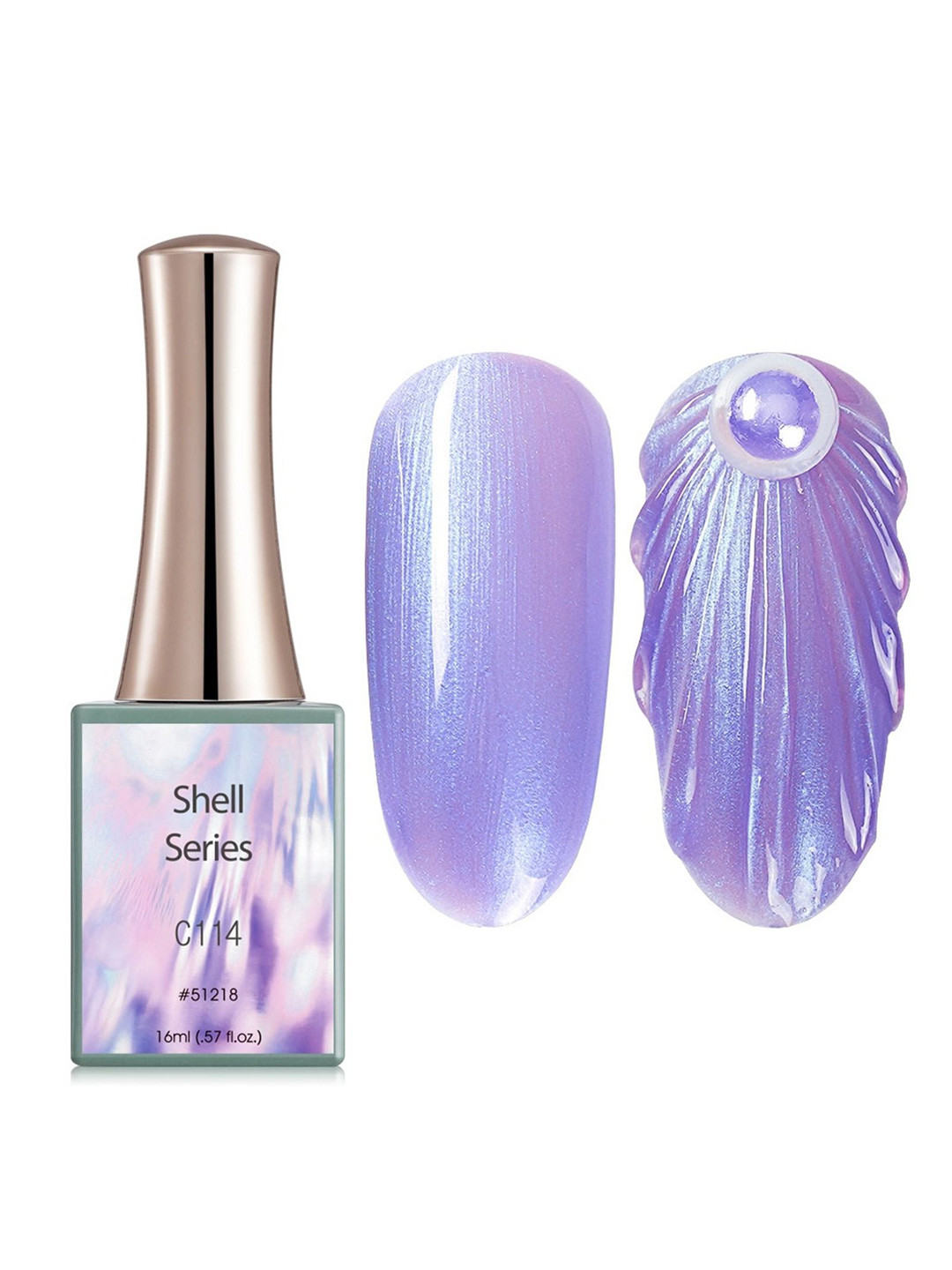 BELLE GAGA Shell Series UV LED Gel Nail Polish - 16 ml - Shade - C114