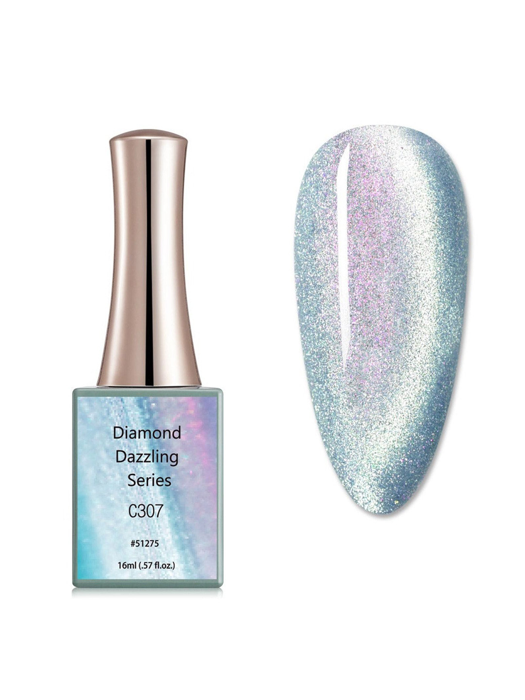 BELLE GAGA Diamond Dazzling Series UV LED Gel Nail Polish - 16 ml - Shade - C307
