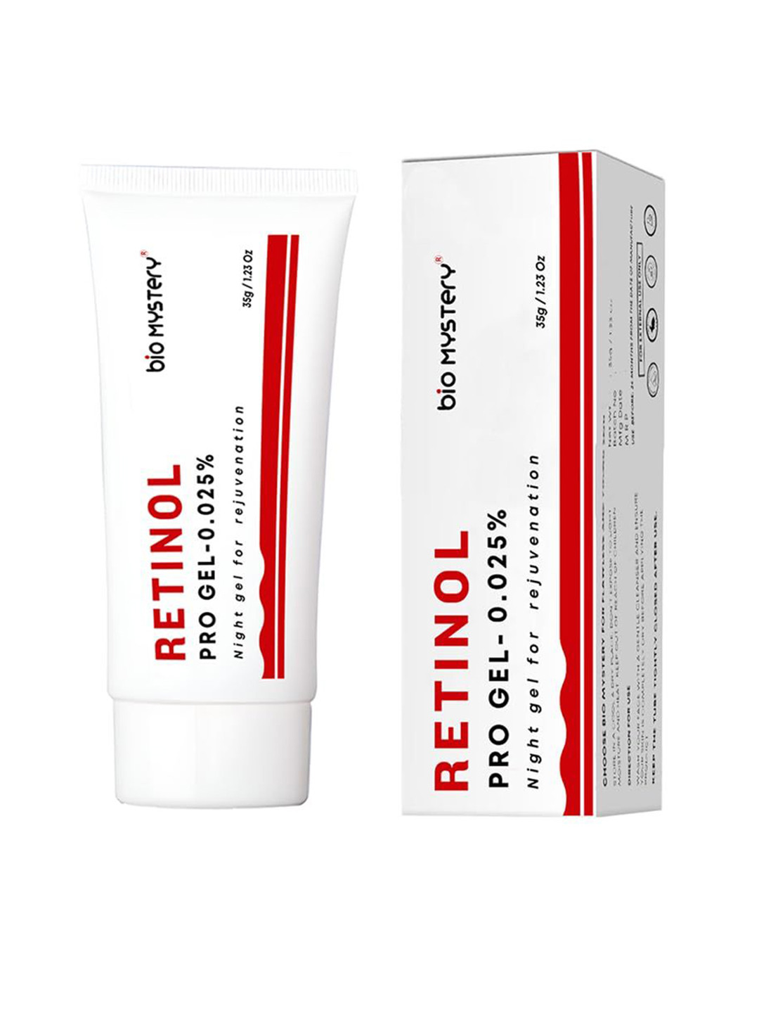Bio Mystery Retinol Pro Gel 0.025% With Vitamin A For Anti-Aging & Reduces Fine Lines 40g