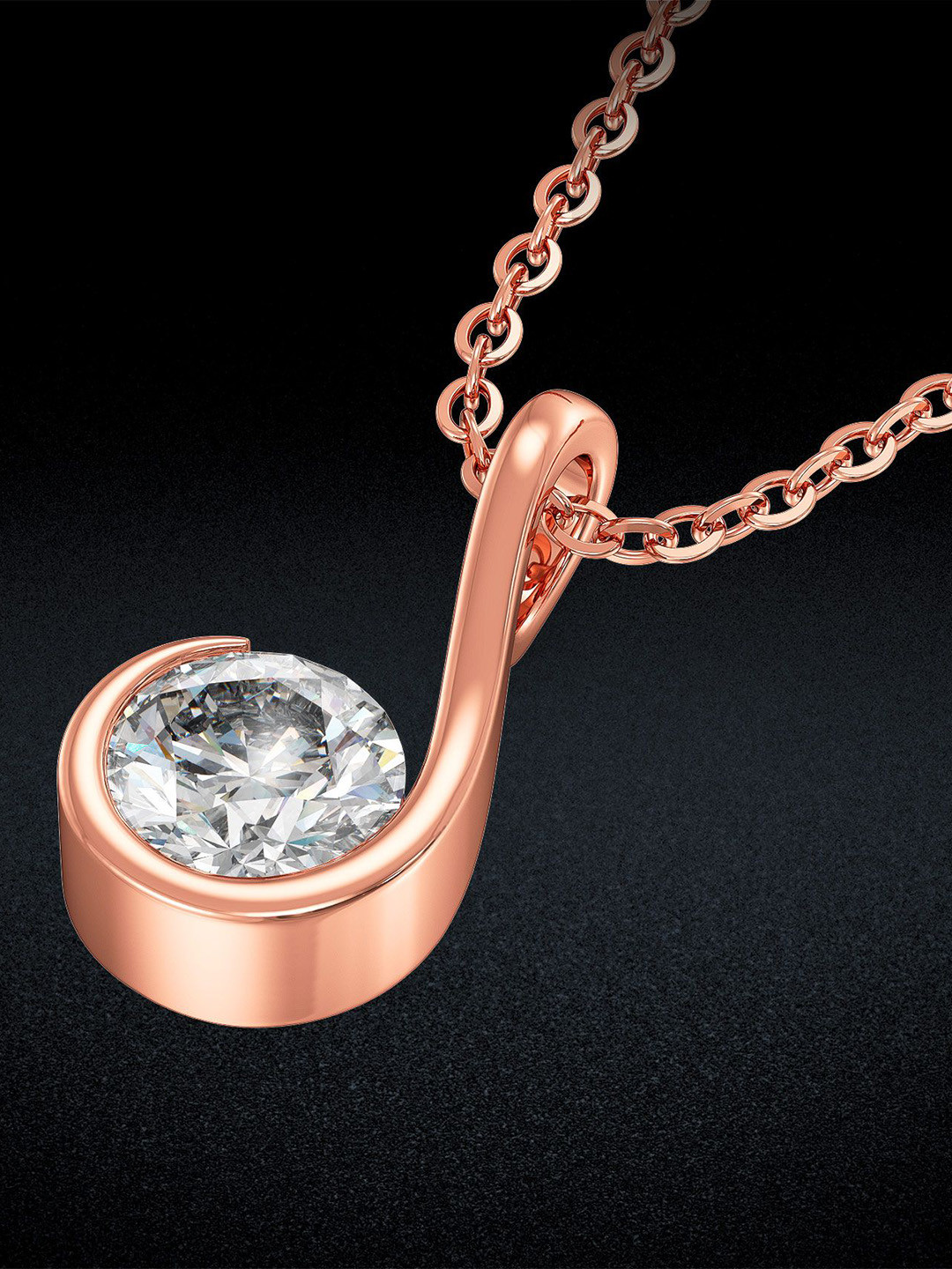 Joyalukkas Whirlwind Diamond Pendent